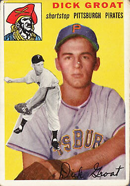 1954 Topps #43 Dick Groat - Vg+