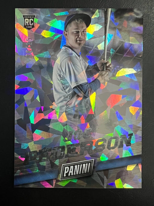 2015 Panini Father's Day Rookies Joc Pederson #'D Crack Ice /25 LA Dodgers NM 41