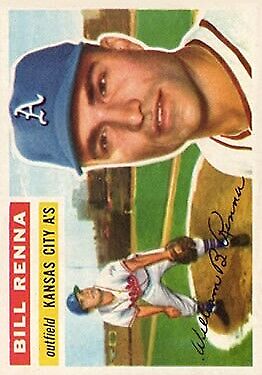 1956 Topps #82 Bill Renna DP - NM