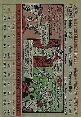 1956 Topps #149 Dixie Howell - NM