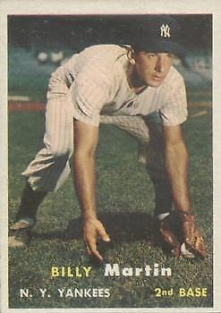 1957 Topps #62 Billy Martin - NM