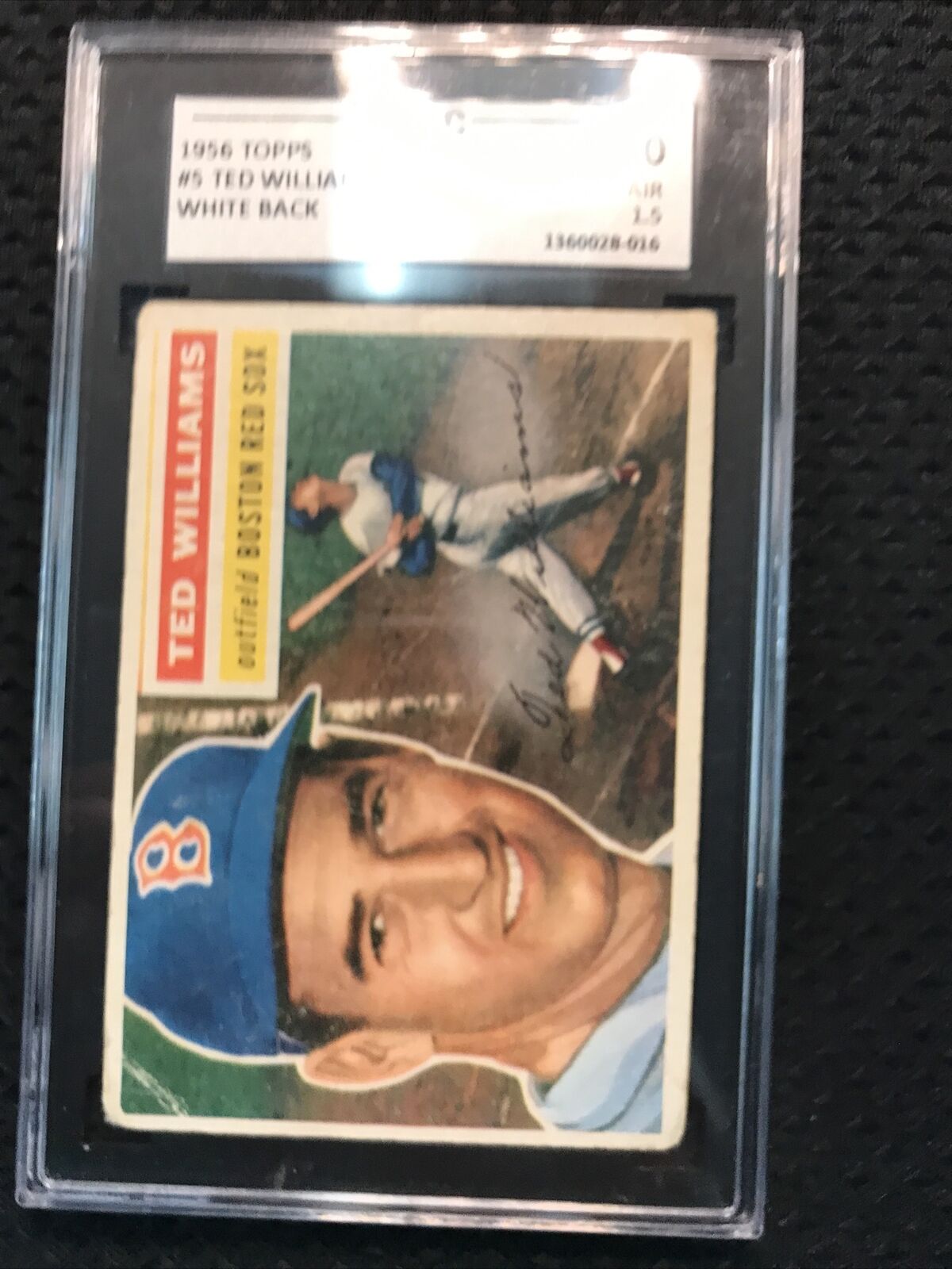 1955 Topps Ted Williams #2 SGC 1.5