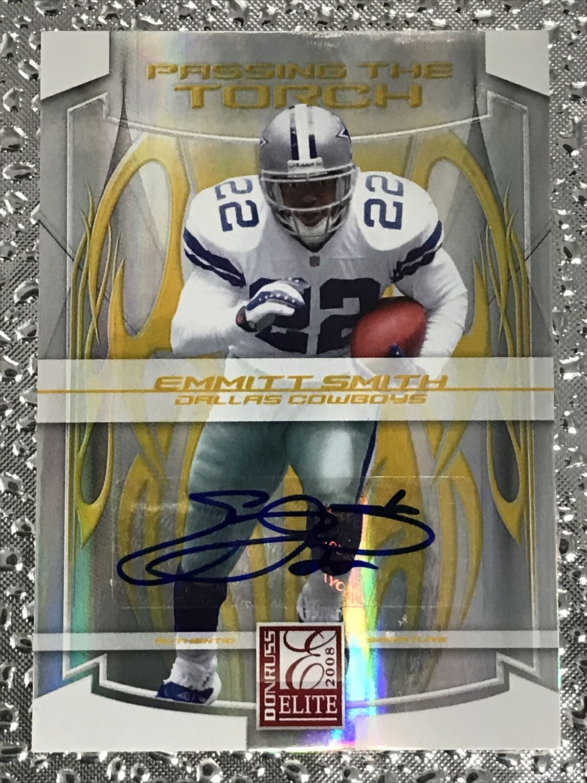 2008 Donruss Elite Passing the Torch /25 Emmitt Smith/Marion Barber III Auto **