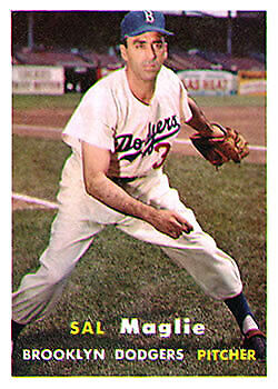 1957 Topps #5 Sal Maglie - NM