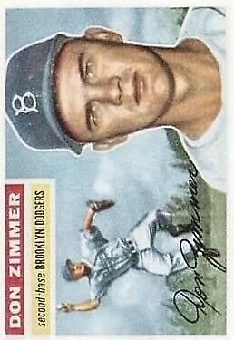 1956 Topps #99 Don Zimmer - Vg+