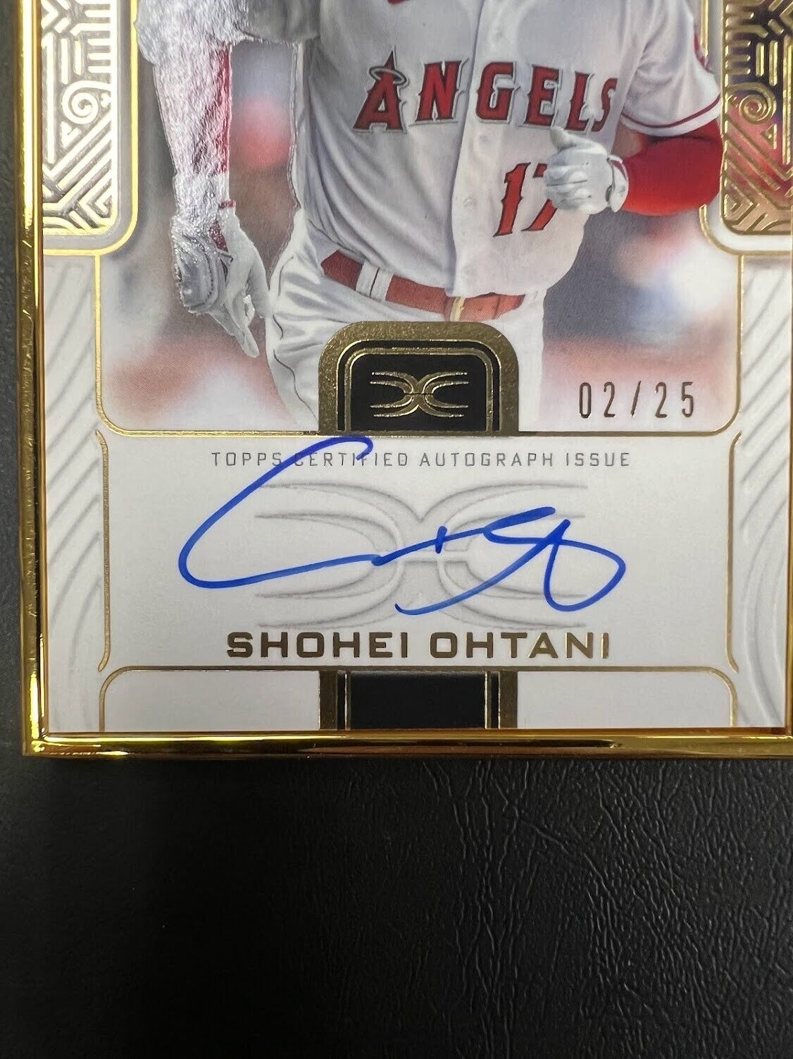 2023 Topps Definitive Collection - Shohei Ohtani Auto SSP 02/25 MVP Framed J