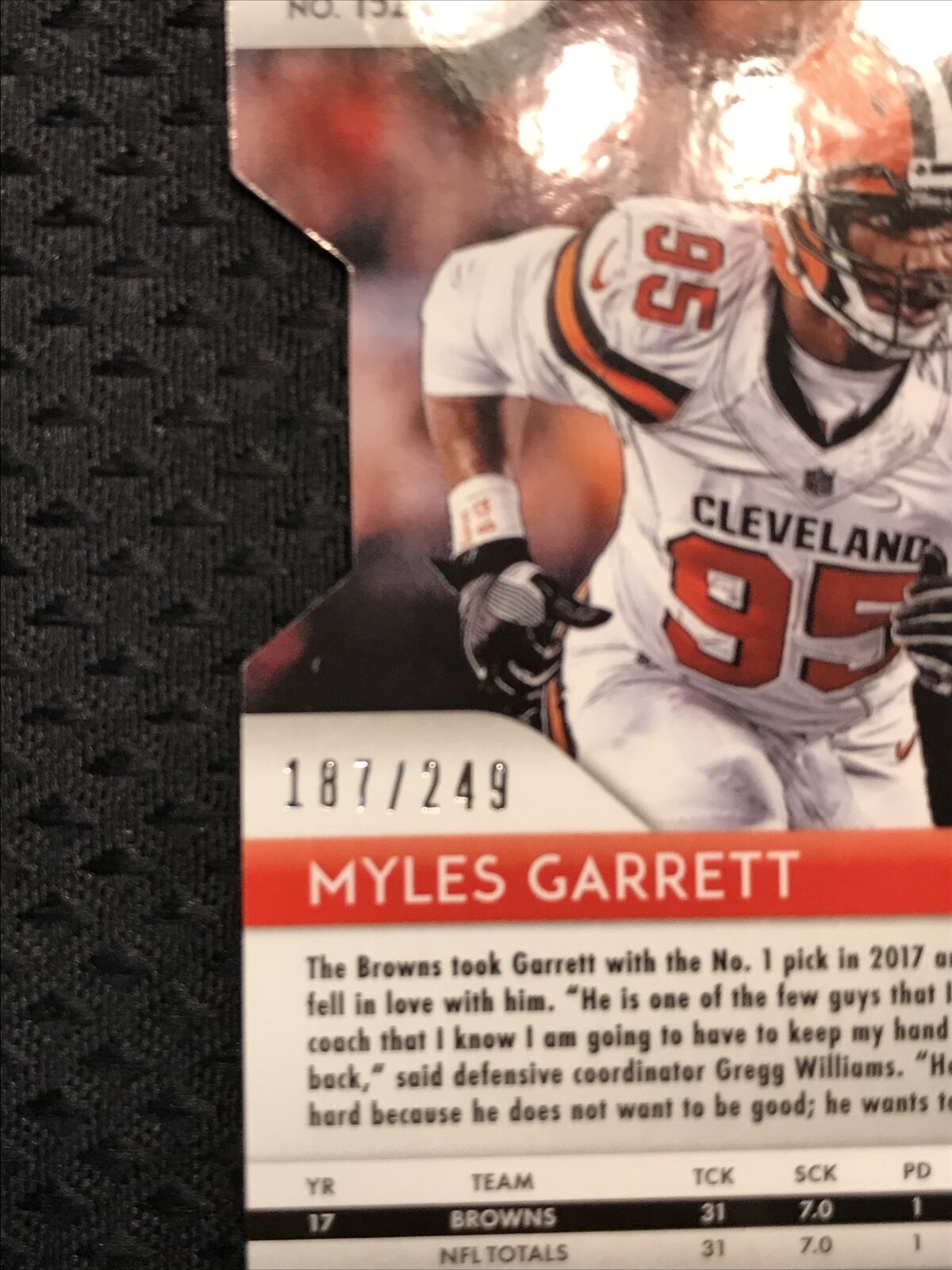 2018-19 Prizm Myles Garrett Die Cut /249