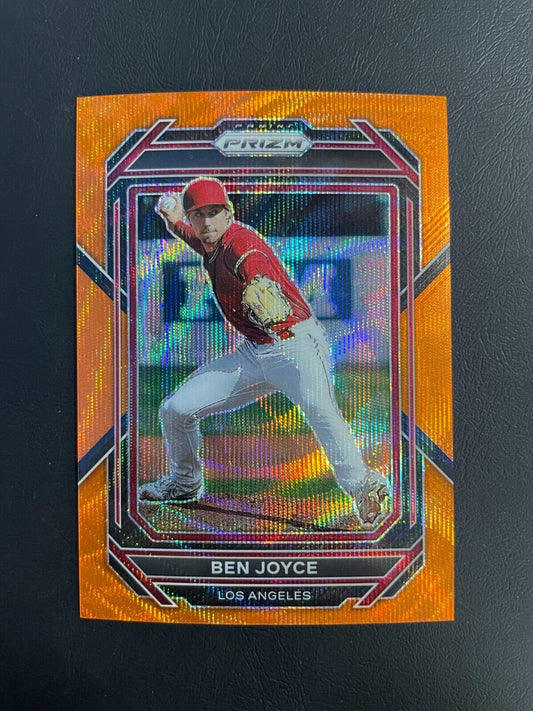 2023 Prizm Ben Joyce #60 Orange Wave Prizm Parallel /50 Los Angeles Angels