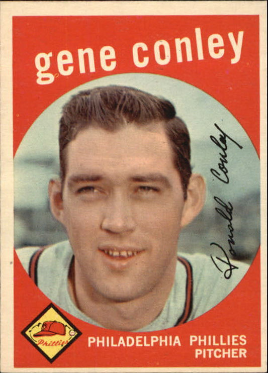 1959 Topps #492 Gene Conley - NM