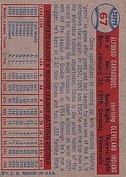 1957 Topps #67 Chico Carrasquel - NM
