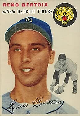 1954 Topps #131 Reno Bertoia RC - NM