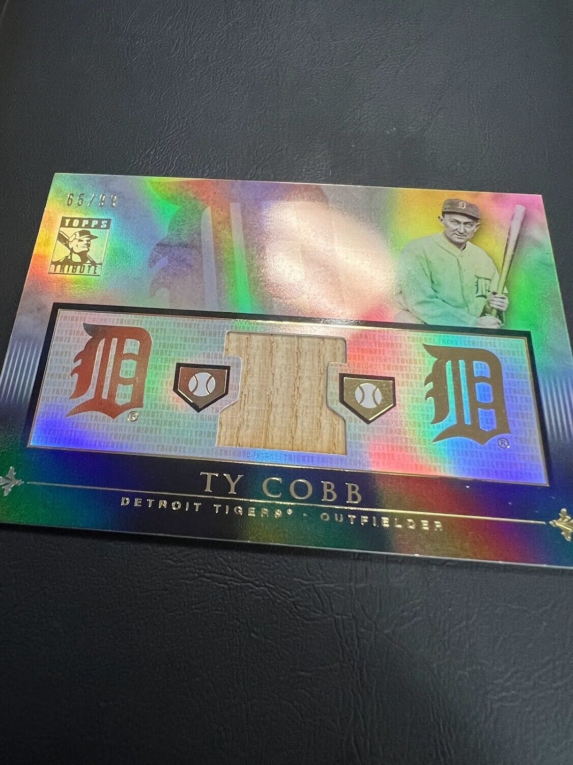Ty Cobb 2010 Topps Tribute Game Used Bat Relic /99 Memorabilia TIGERS TR-TC J