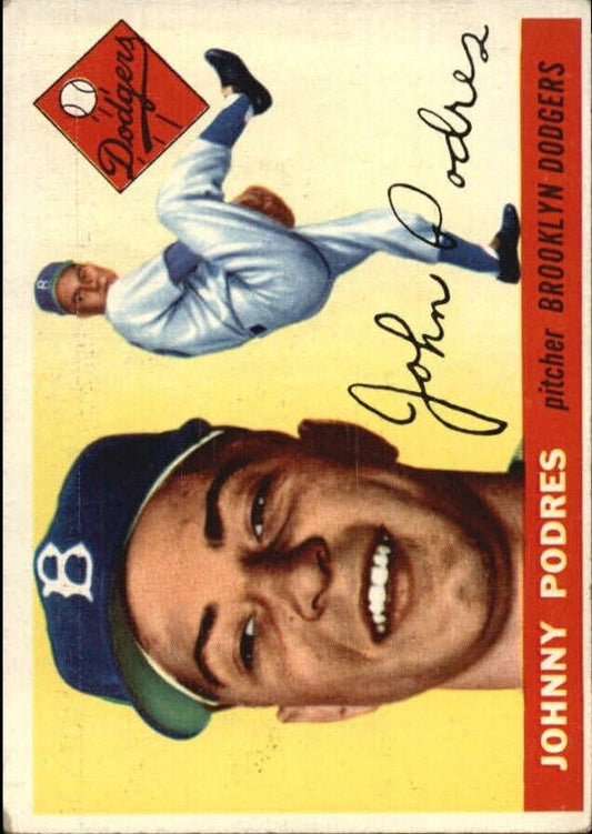 1955 Topps #25 Johnny Podres - NM