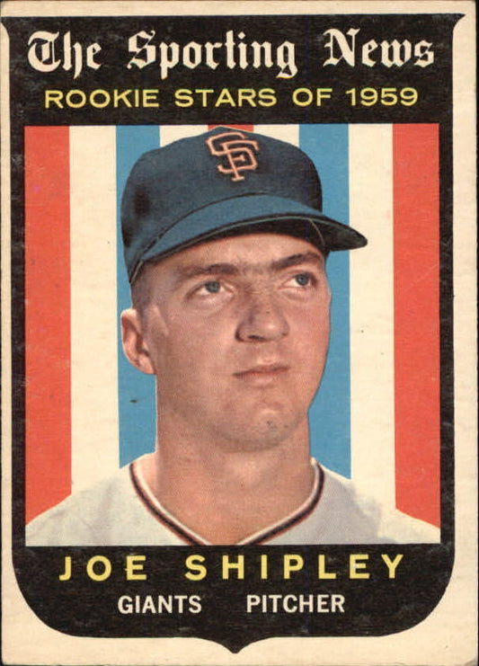 1959 Topps #141 Joe Shipley RS RC - VgEx+