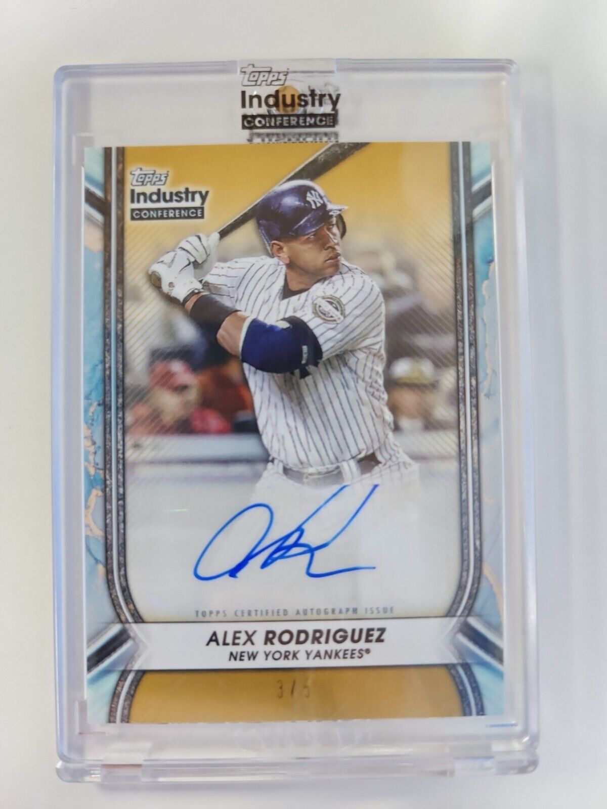 2023 Topps Industry Conference Gold Parallel Alex Rodriguez #/5 NY Yankees