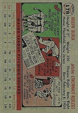 1956 Topps #178 Joe Black - NM