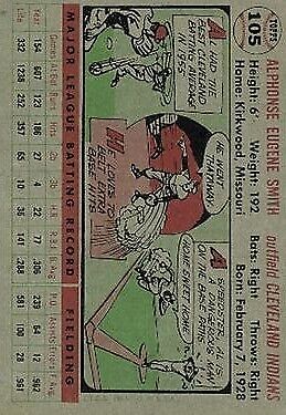 1956 Topps #105 Al Smith - NM