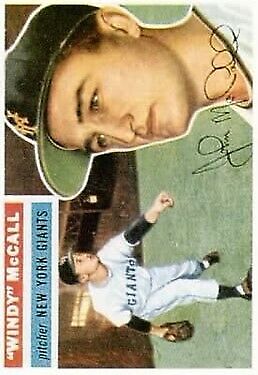 1956 Topps #44 Windy McCall - NM