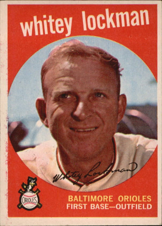 1959 Topps #411 Whitey Lockman - NM