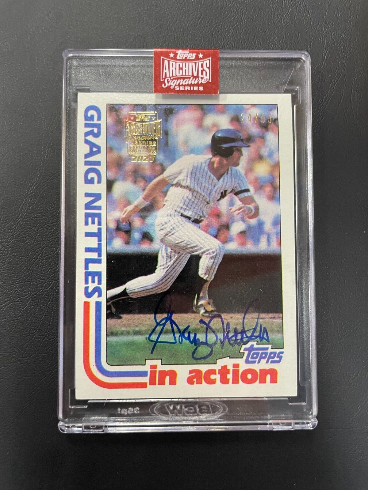2023 Topps Archives Signature Series Graig Nettles Auto /95 1982 Topps