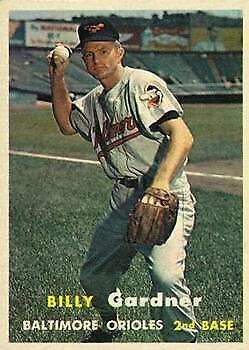 1957 Topps #17 Billy Gardner - NM
