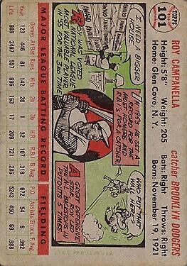 1956 Topps #101 Roy Campanella - NM