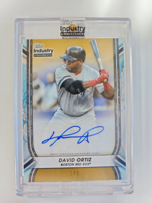 2023 Topps Industry Conference David Ortiz Mets Auto #'d/5 Exclusive