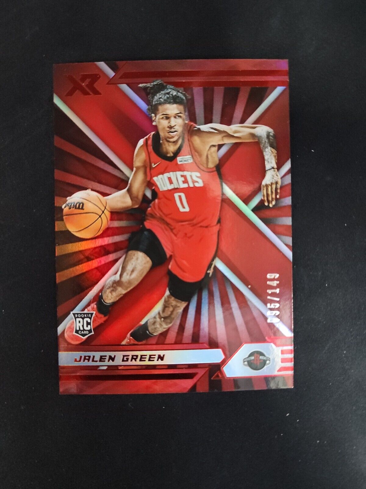 Jalen Green 2021-22 Panini Chronicles XR Red Rookie /149 #381