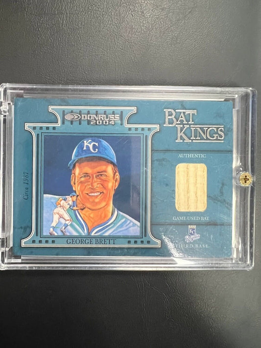 George Brett 2004 Donruss Bat Kings Game Used Bat #D /100 BK-6 KC Royals J