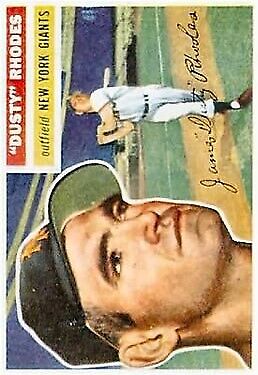 1956 Topps #50 Dusty Rhodes DP - NM