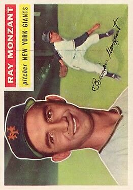 1956 Topps #264 Ray Monzant RC - NM