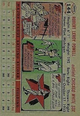 1956 Topps #144 Leroy Powell RC - NM