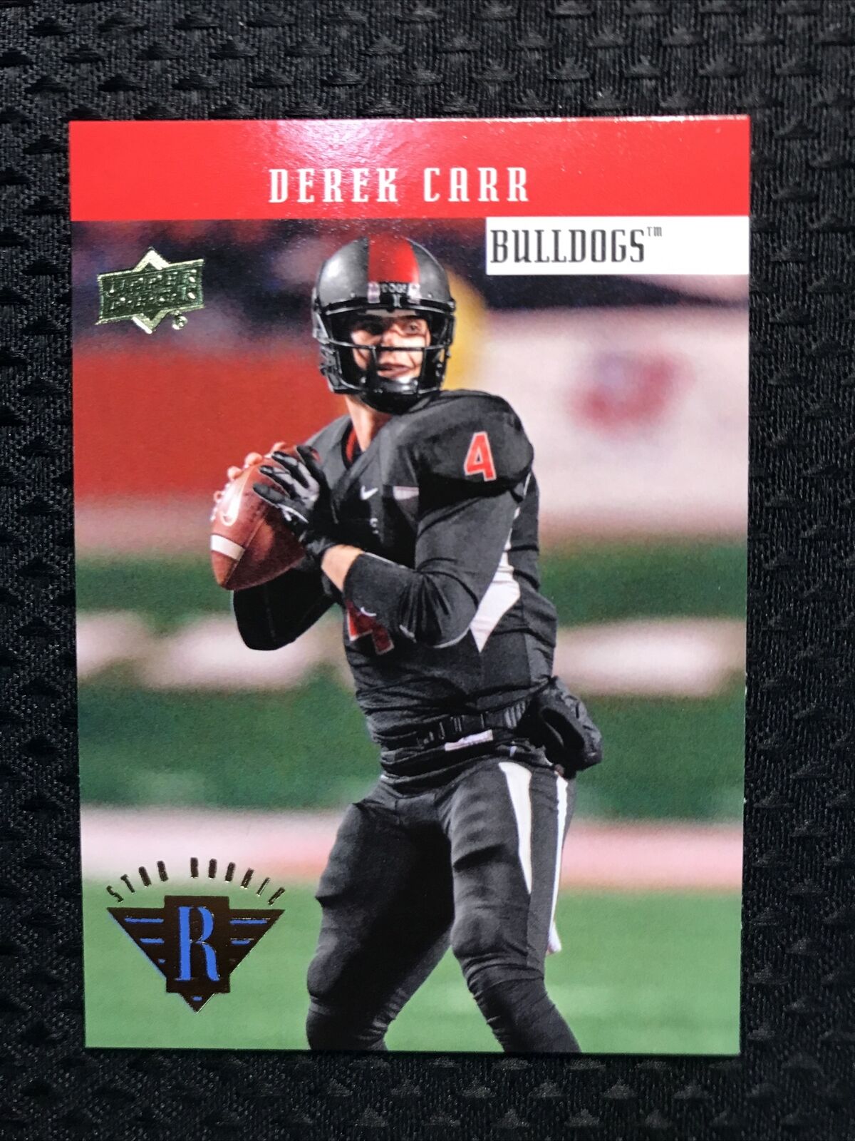 DEREK CARR ROOKIE CARD 2014 Upper Deck STAR RC Bulldogs Football OAKLAND RAIDERS