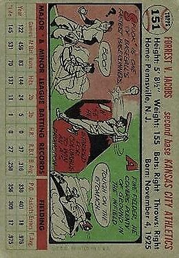 1956 Topps #151 Spook Jacobs - NM