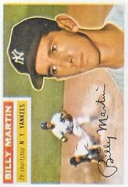 1956 Topps #181 Billy Martin - Vg+