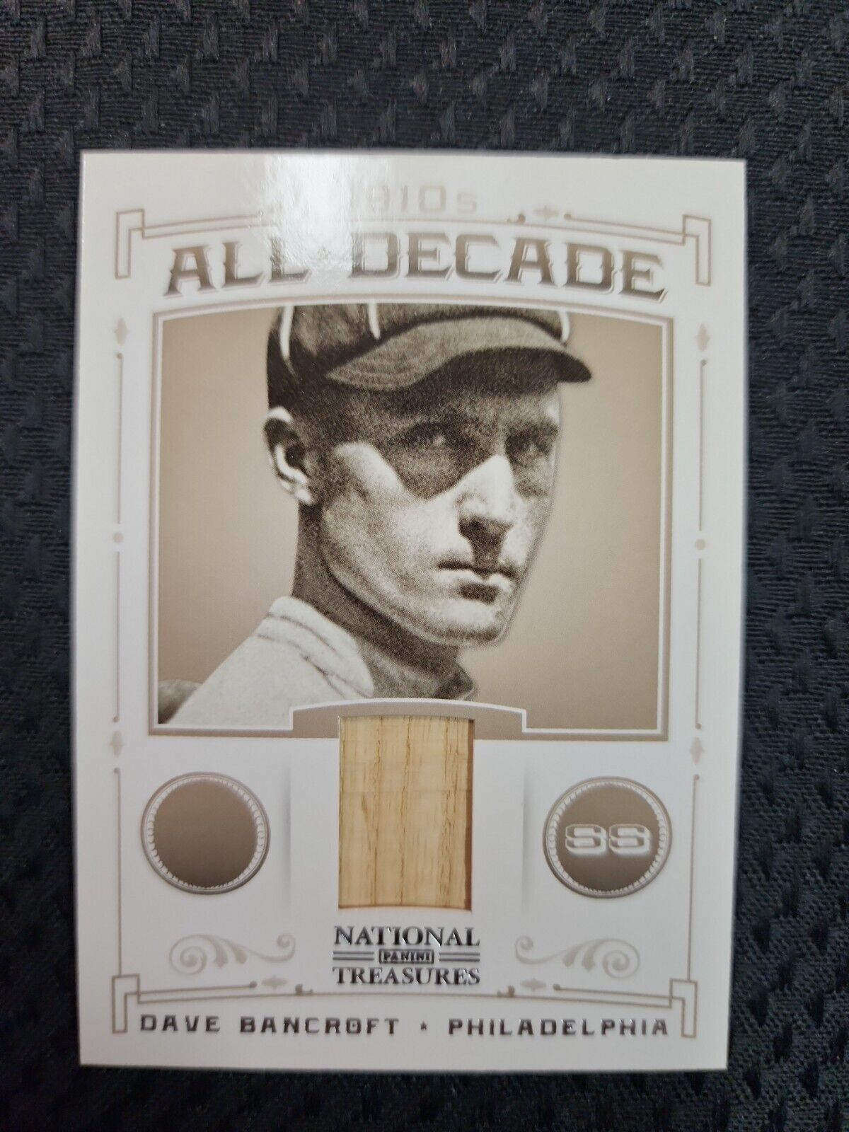 DAVE BANCROFT 2012 National Treasures Game Used Bat #/99 HOF Vintage Bat Piece