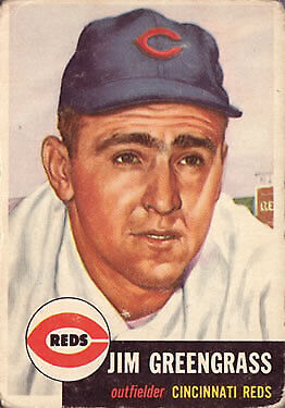 1953 Topps #209 Jim Greengrass RC - FAIR
