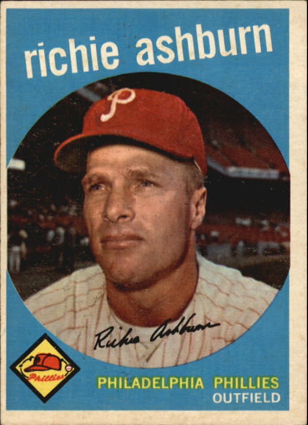 1959 Topps #300 Richie Ashburn - NM