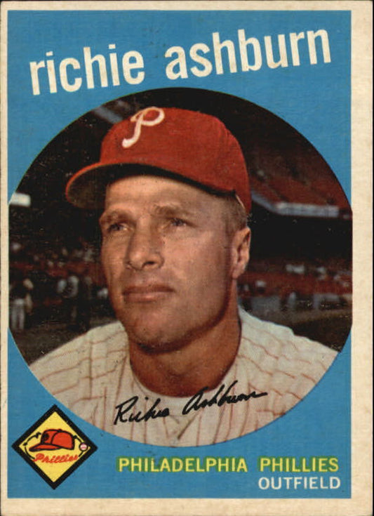 1959 Topps #300 Richie Ashburn - NM
