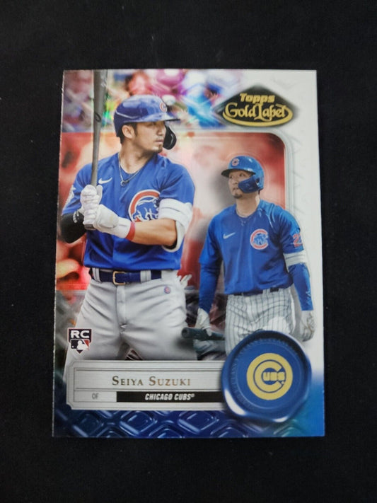 2022 Topps Gold Label SEIYA SUZUKI Base #82 Class 3 Rookie RC SP CHICAGO CUBS