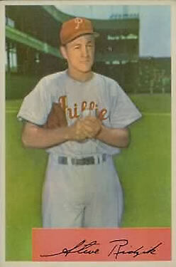 1954 Bowman #223 Steve Ridzik - NM