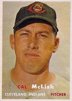 1957 Topps #364 Cal McLish RC - Vg+