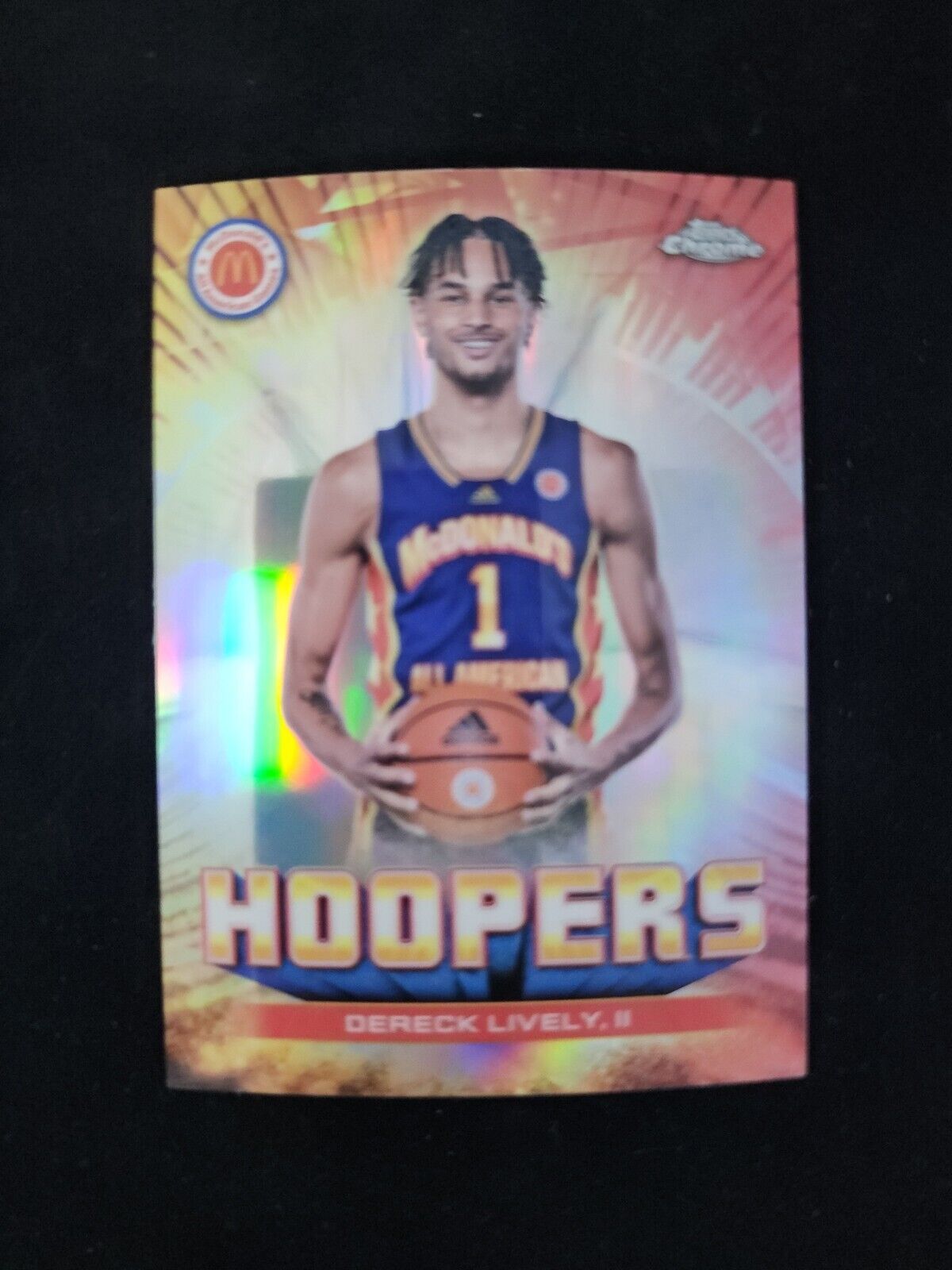 Dereck Lively, II 2022 Topps Chrome Mcdonald’s All American Hoopers #HS-3
