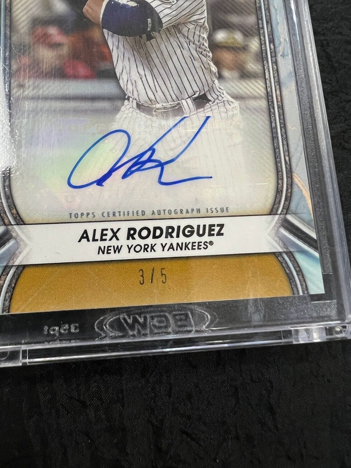 2023 TOPPS INDUSTRY ALEX RODRIGUEZ AUTOGRAPH AUTO YANKEES #D 3/5 Sticker Seal
