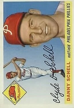 1955 Topps #79 Clyde Danny Schell RC - NM