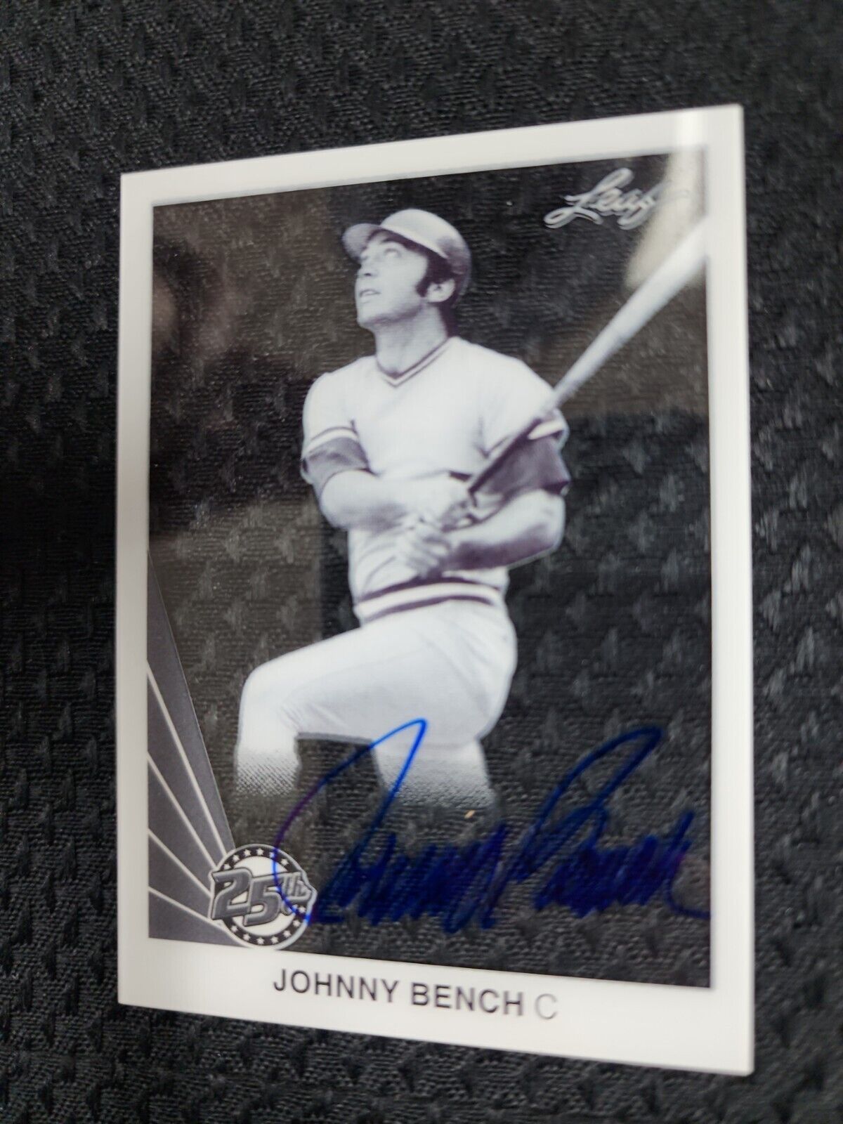 Johnny Bench 2015 Leaf 25th autograph auto card A-JB1