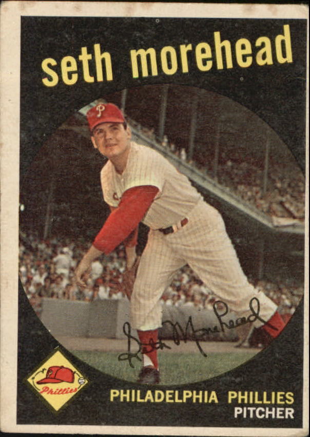 1959 Topps #253 Seth Morehead RC - NM