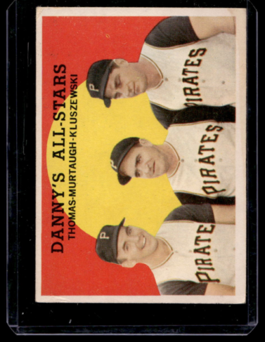 1959 Topps #17 Danny All-Stars Frank Thomas Danny Murtaugh MG T.Kluszewski - NM
