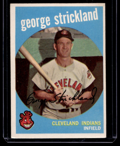 1959 Topps #207 George Strickland - NM
