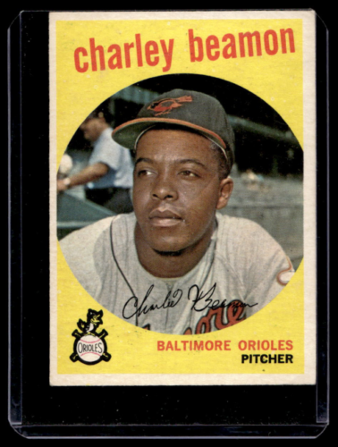 1959 Topps #192 Charlie Beamon RC - NM